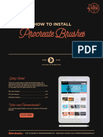 How To Install Procreate Brushes