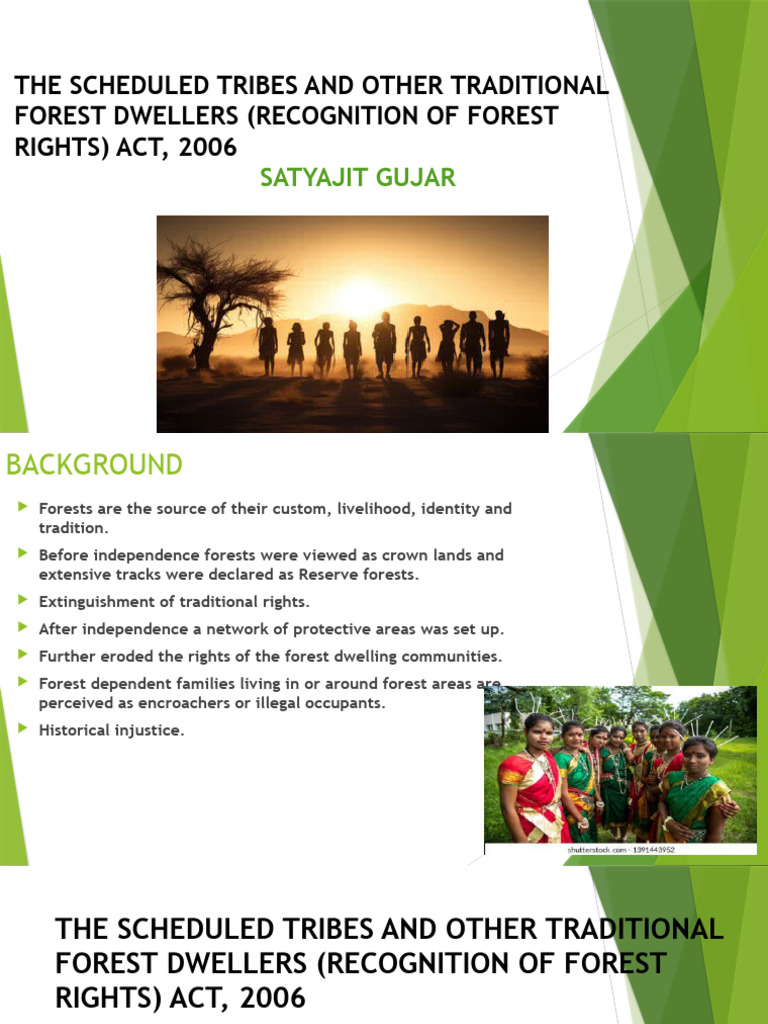 Forest Rights Act 2006 Overview | PDF | Forests