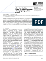 IET Power Electronics - 2016 - Ko - Design and Application of A Thyristor Switched Capacitor Bank For A High Harmonic