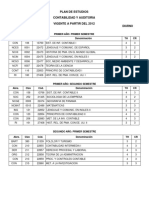 Plan de Estudio