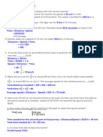 Answer Key Rimary Review Chapter 7-Speed & Transformation