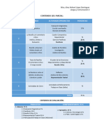 1er. Parcial Contenido-Criterios de Evaluación