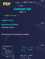 Linked List 01 - Class Notes - (DECODE DSA With C++ 2.0)