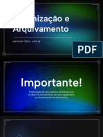 Organização e Arquivamento