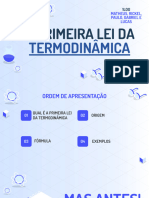 Primeira Lei Da Termodinâmica