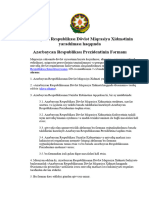 Azərbaycan Respublikası Dövlət Miqrasiya Xidmətinin Yaradılması Haqqında Azərbaycan Respublikası Prezidentinin Fərmanı