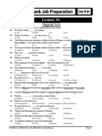 Bank Job English Lec 01 To 03 CS W F PG 72