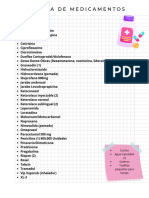 Lista de Medicamentos Actualizada 2023