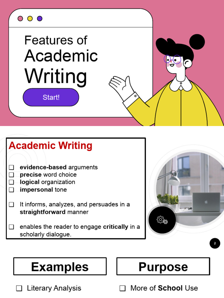 Features of Formal Academic Writing | PDF | Sentence (Linguistics) | Adverb