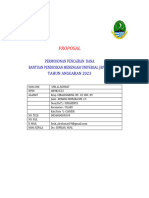 Proposal Permohonan BPMU THN Anggaran 2023