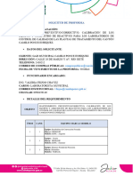 Formato Solicitud de Proforma