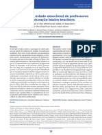 Alteração Do Estado Emocional de Professores Da Educação Básica Brasileira