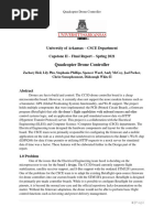 Quadcopter Drone Controller Final Report