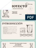 Cream and Green Illustrative Science Project Presentation