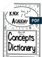 Concepts Dictionary