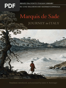 Marquis de Sade - Journey To Italy (Tr. Steintrager) (Toronto, 2020)