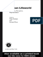 The Urban Lifeworld - Formation, Perception, Representation - Peter Madsen (Editor), Richard Plunz (Editor) - 1, 2001 - Routledge - 9780203996874 - Anna's Archive