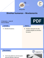 Direitos Humanos - Nivelamento: Geografia