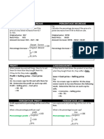 Percentage Calculations