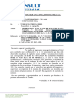 Cartas para Los Planos de Replanteo de Muro Guayanas Av Venezuela y Av Peru