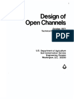 Design of Open Channels US Department of Agriculture SCS