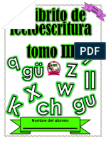 Mi Librito de Lectoescritura Tomo III