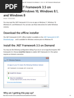 Install .NET Framework 3.5 On Windows 1..., 8