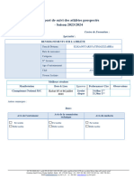 Fiche Technique D Athlete