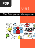 BTEC Unit 6: Management Principles Guide | PDF | Leadership ...