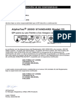 Alphatec-2000-Standard-Bound-Model-111 - Alphatec®-2000 Standard - Modelo 111 - Eu - Es - 20240214 - Declaration of Conformity
