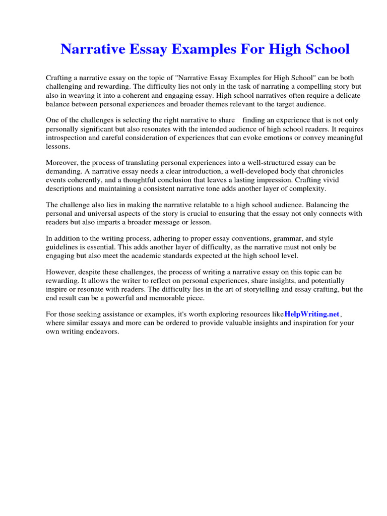 narrative-essay-examples-for-high-school-pdf