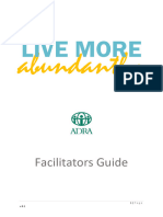 Live More Abundanlty Facilitator Manual Version 8.1