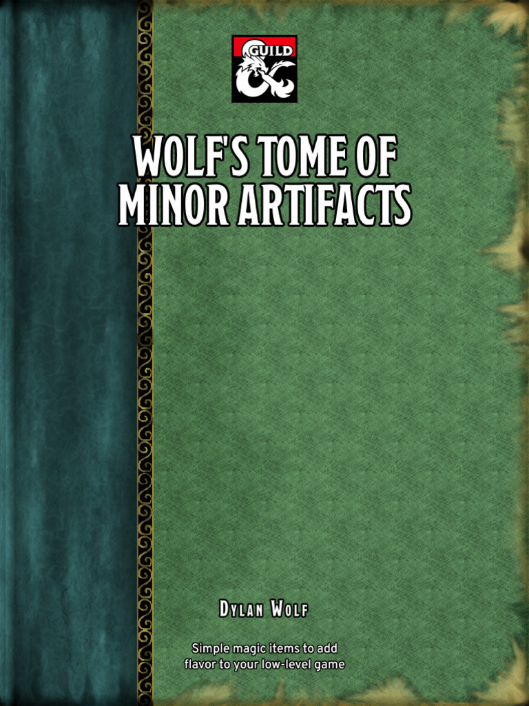 Minor Artifacts for DMs on DMsGuild | PDF | Wizards Of The Coast