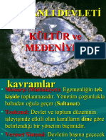 Osmanli Devleti̇ni̇n Medeni̇ Ve Kültürel Anali̇zi̇