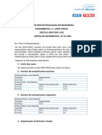 CIRCULARIniciodasaulas Fundamental Anos Finais