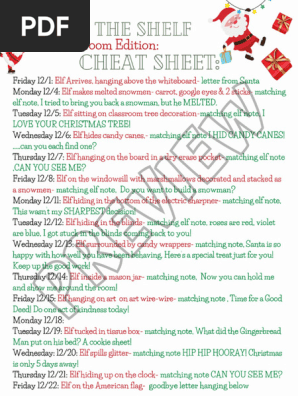 Elf On The Shelf Game