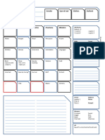 Character Sheet