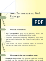 Work Environment and Work Redesign