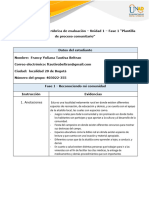 Tarea 1 - Plantilla Del Proceso Comunitario