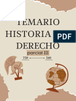 Temario Historia Del Derecho Iii