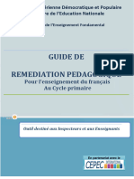 Guide de Remédiation en Algérie