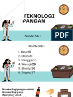 9B - 1 Bioteknologi Pangan