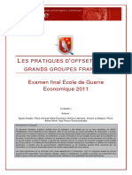 Les Pratiques D Offset Et Les Grands Groupes Francais