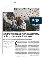 10 OCT Why The World Needs More Transparency-Pandemic Origens