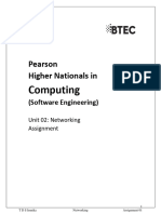 Pearson BTec - Networking Batch 03 Sem 01