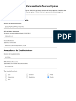 Registro VacunaciÃ N Influenza Equina - PDF APARCERO