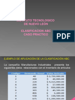 Ejemplo ABC de Inventarios