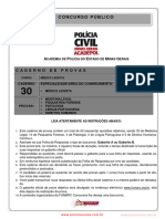 Caderno Prova Medico Legista 2013