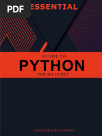 Essential Guide To Python For All Levels (2024 Collection