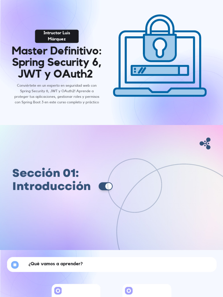 Curso Spring Security 6 Spring Boot 3 | PDF | Autenticación | Máquina ...